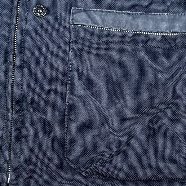 Stone Island 2015 Navy Nylon Blend Shadow Project Jacket - Large