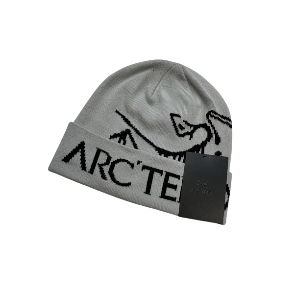 Arcteryx Grey Two Tone Spellout  Beanie