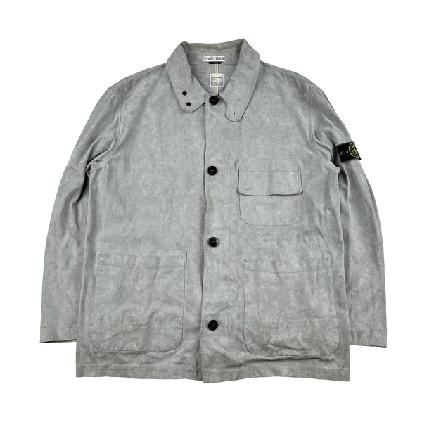 専用　Archive stone  2way jacket gray Stone Island 1997 Grey Archive VDM Suede Jacket - XXL – Mat's Island