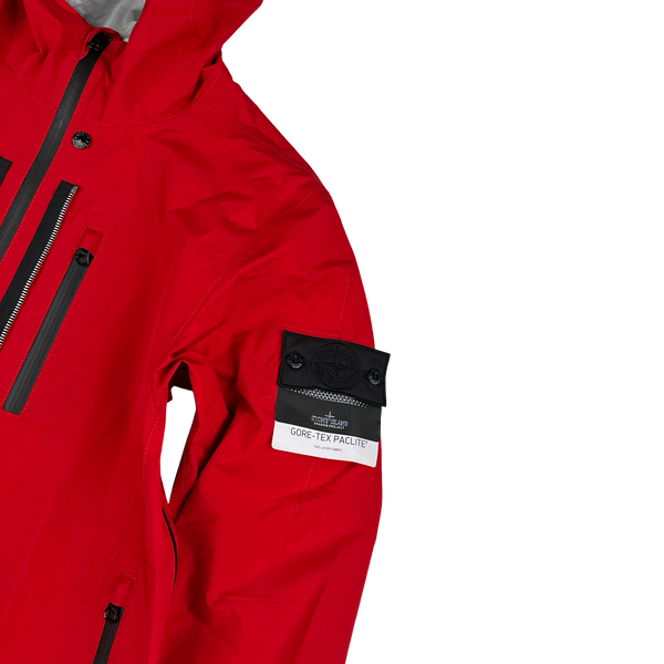 Stone Island 2020 Red Shadow Project Gore Tex Paclite Jacket - Medium
