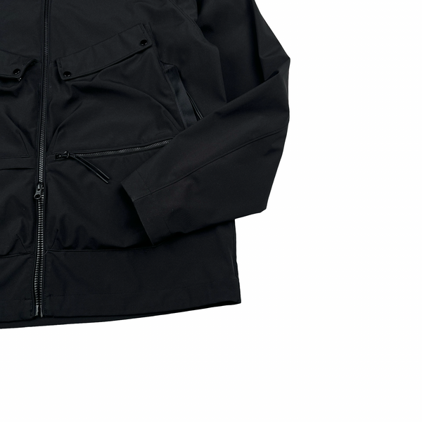 CP Company Black Shell R Google Multi Pocket Zipped Jacket - XL