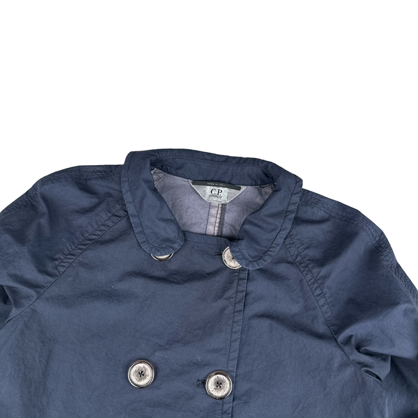 CP Company 2009 Navy Nylon Trench Coat - XS