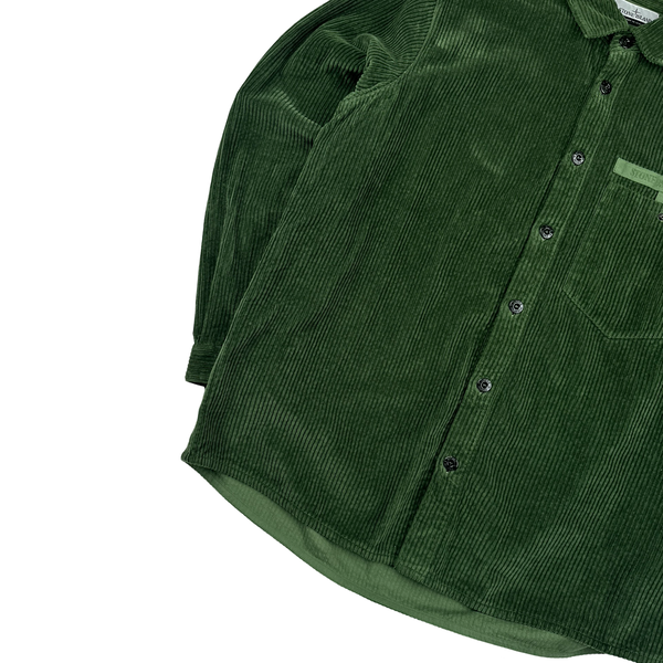 Stone Island 2022 Spellout Corduroy Overshirt - 3XL