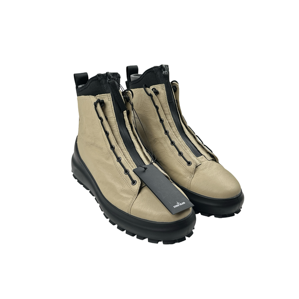 Stone Island 2021 Ecco Scarpa Leather Boots - UK 9.5