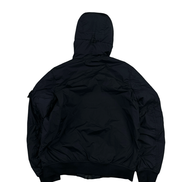 Stone Island 2020 Navy Garment Dyed Crinkle Primaloft TC Jacket - Large