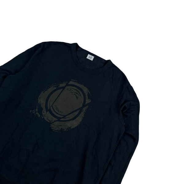CP Company Black Graphic Jumper - XL