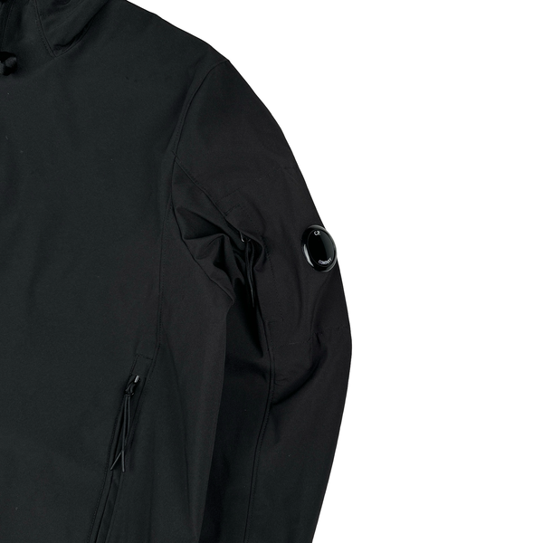 CP Company Black Soft Shell Lens View Jacket - XL