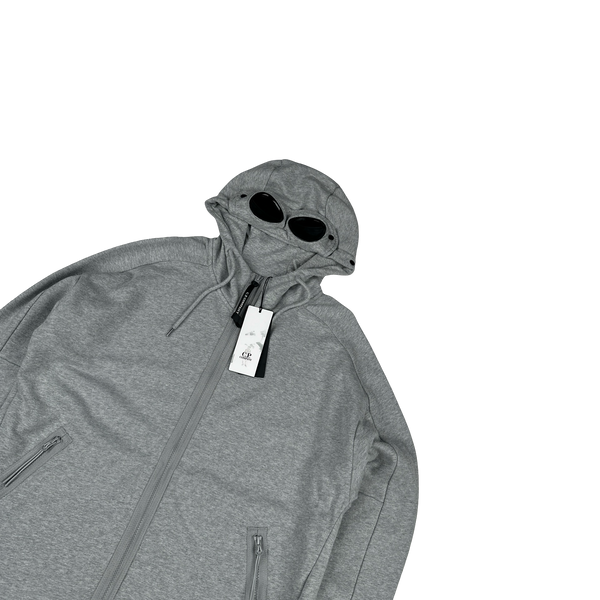 CP Company Light Grey Goggle Hoodie - XL