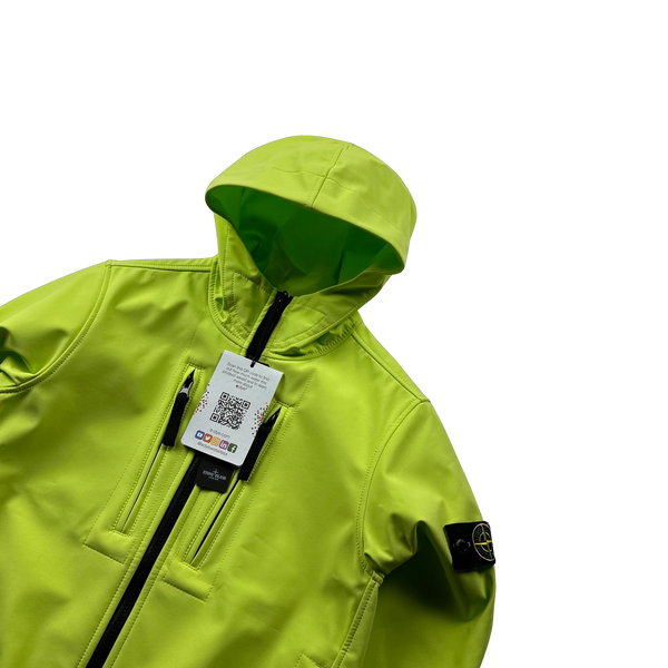 Stone Island 2022 Green Soft Shell Juniors Jacket - Age 10