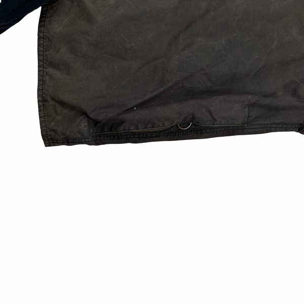 Barbour Brown Cotton Wax Field Jacket - XL