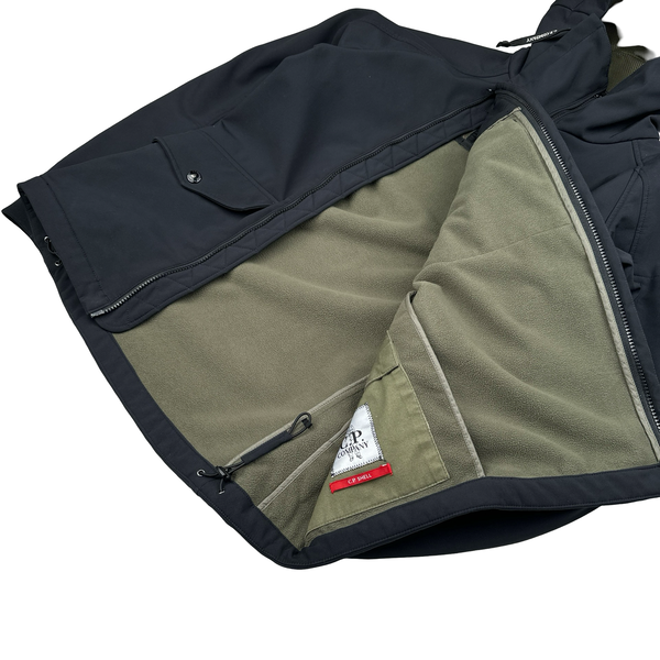 CP Company Black Soft Shell Jacket - Large