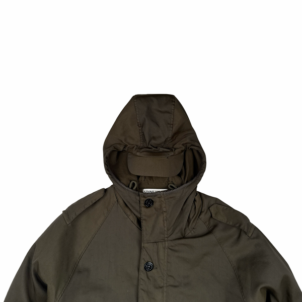 Stone Island 2006 Vintage Dutch Rope Lined Peaked Hood Multi Pocket Jacket - Medium