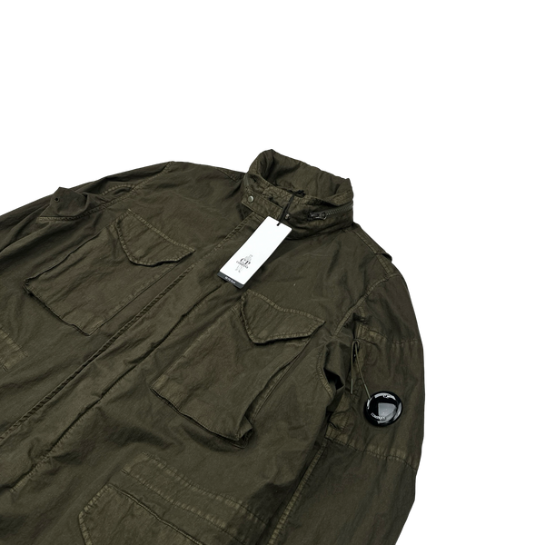 CP Company Khaki 50 Fili Lens Viewer Field Jacket - Large