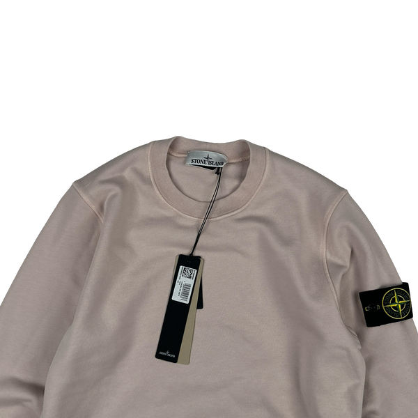 Stone Island 2025 Brushed Organic Cotton Crewneck Jumper - XS