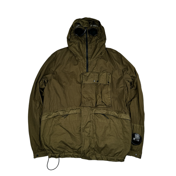 CP Company x Adidas  Khaki Explorer Chrome Goggle Jacket - Large