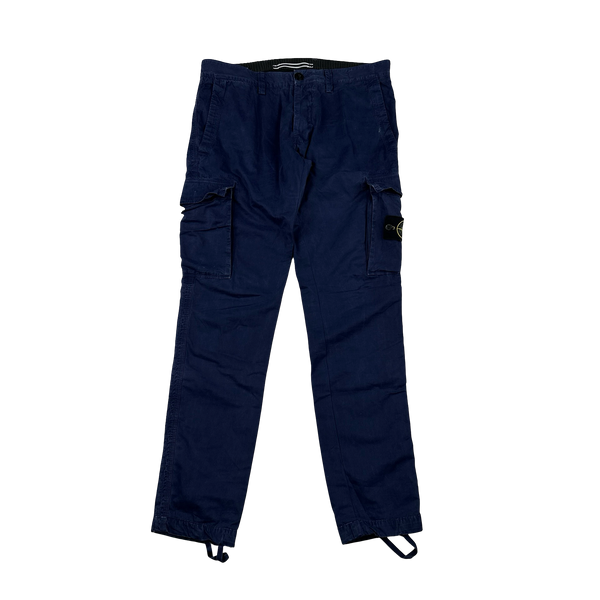 Stone Island 2012 Navy Blue Cargo Trousers - 33"