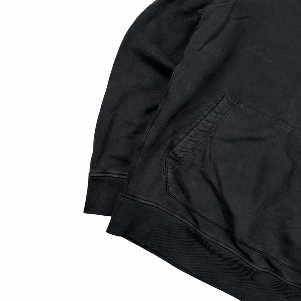 Stone Island 2022 Black Pullover Cotton Hoodie - XL