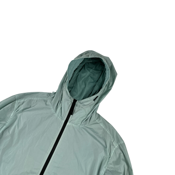 Stone Island 2023 Teal Garment Dyed Crinkle Reps Jacket - Medium