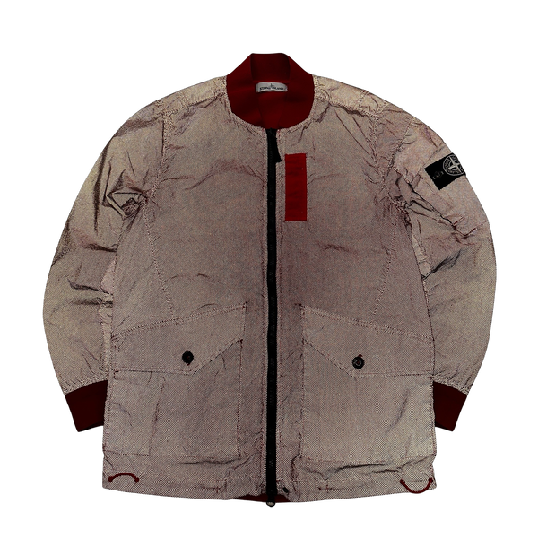 Stone Island 2016 Red Pixel Reflective Jacket Medium