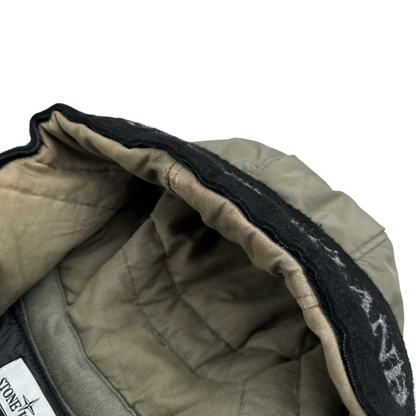 Stone Island 2018 Khaki Micro Reps Primaloft Parka Long Jacket - Large