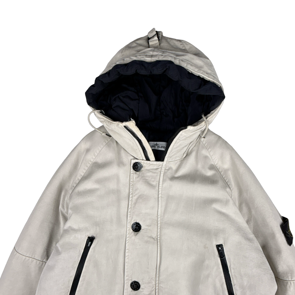 Stone Island 2012 Beige Organic Sheen Jacket - XXL