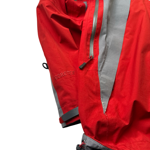 North Face Red Colour Block Summit Series Gore Tex Jacket - Small