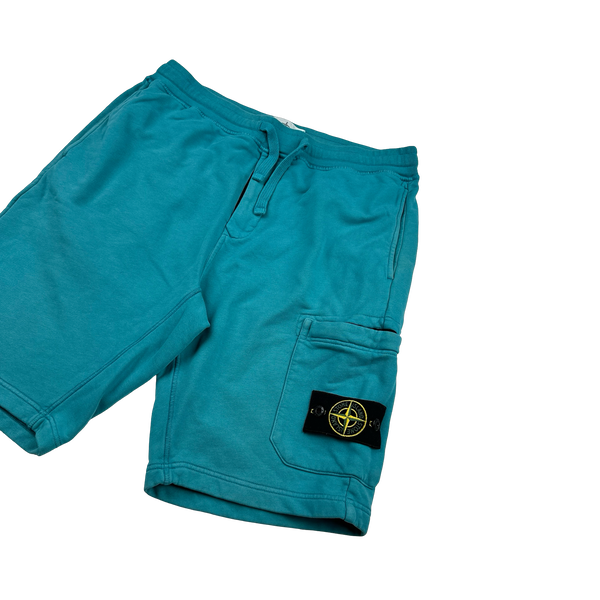 Stone Island 2020 Blue Cotton Shorts - Medium