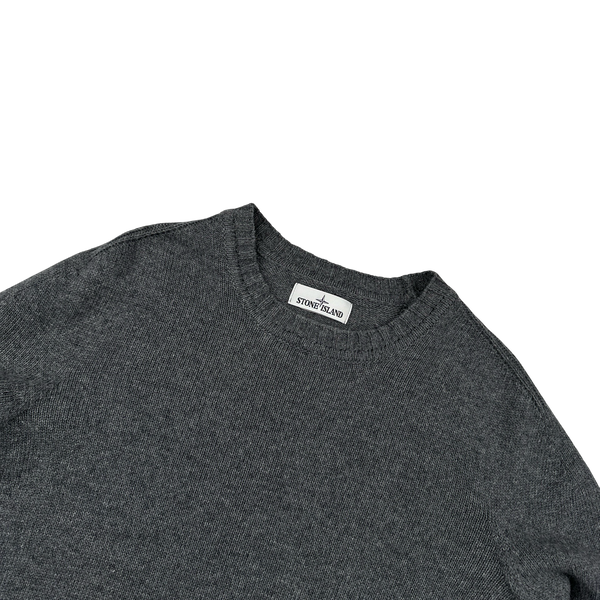 Stone Island 2016 Charcoal Wool Crewneck Jumper - XXL
