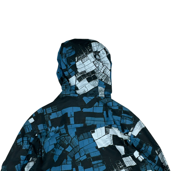 CP Company 50 Fili Patterned Camo Hooded Jacket - Large