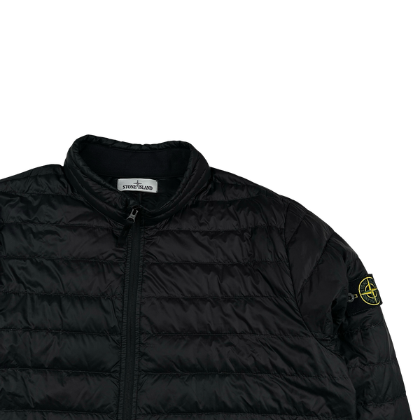 Stone Island 2015 Black Micro Rip Stop 7 Den/Down Jacket - XXL