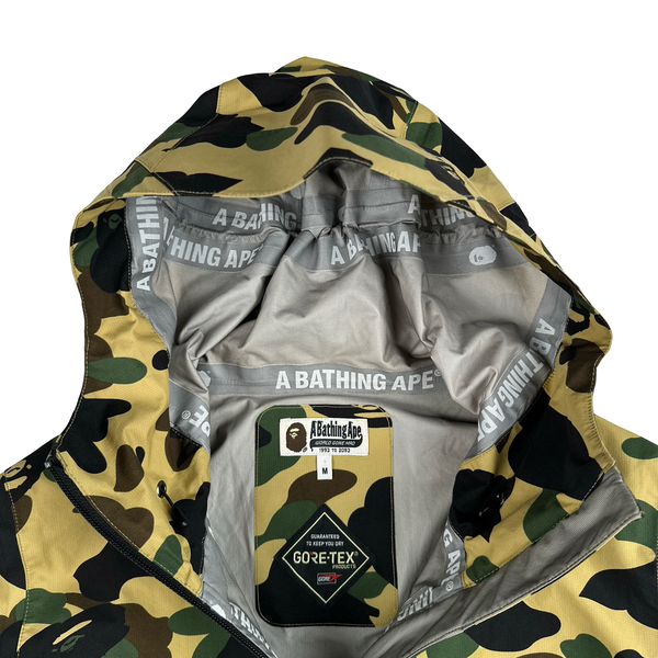 BAPE Goretex Camo Classic Multi-Pocket Long Jacket - Medium