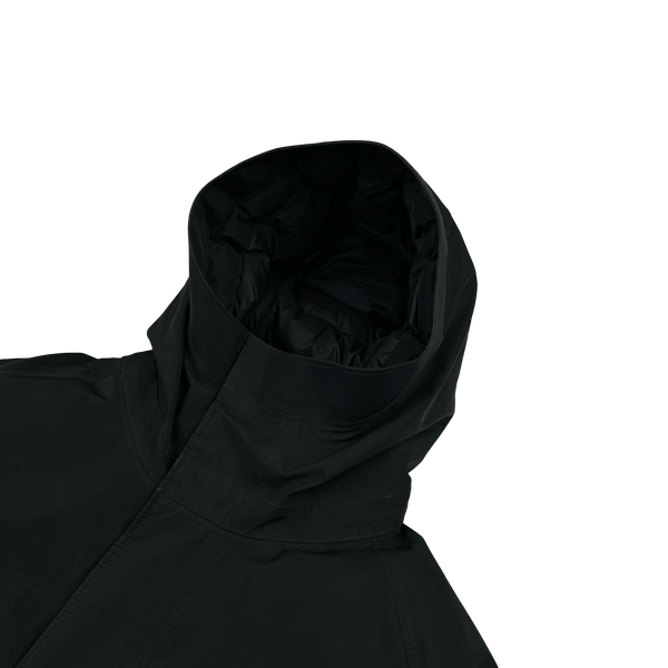 Stone Island 2022 Black 3L Gore-Tex Puffer In Recycled Polyester Down Jacket - Large