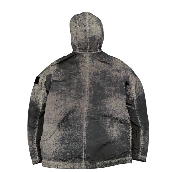 Stone Island 2016 Grey Pixel Reflective Hooded Jacket - Medium