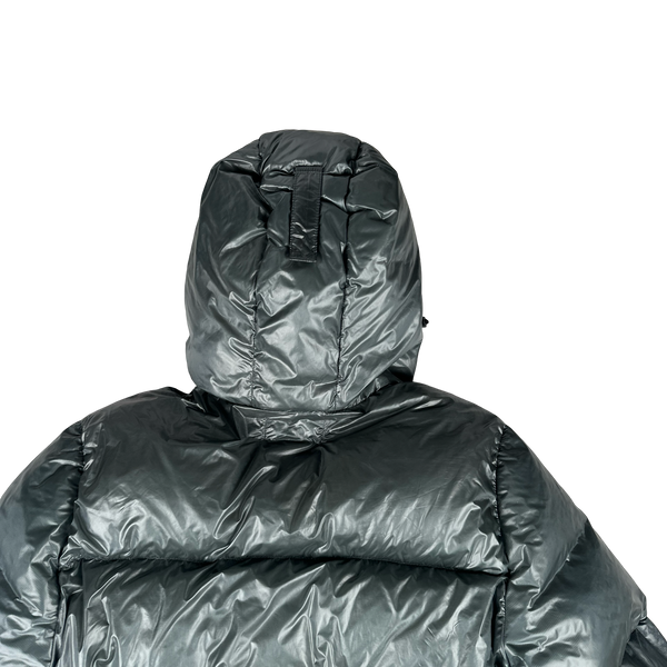Stone Island 2017 Steel Grey  Pertex Quantum Y Down Puffer Jacket - Medium
