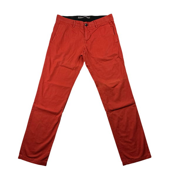 Stone Island 2015 Slim Red Chino Trousers - Medium