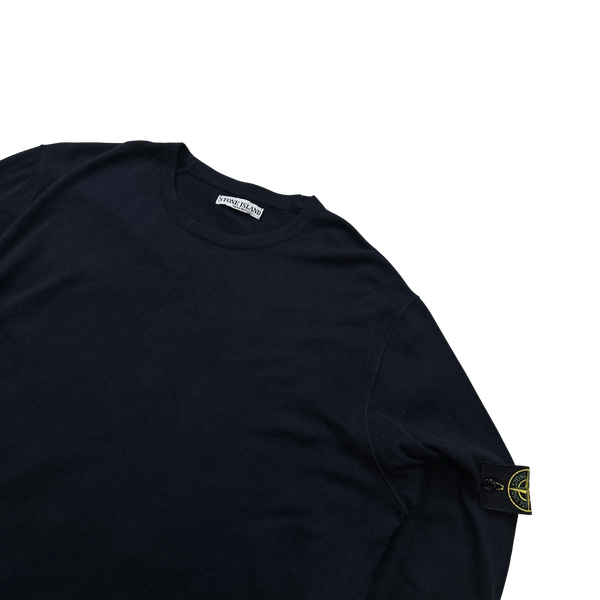 Stone Island Navy 2008 Cotton Crewneck - 3XL