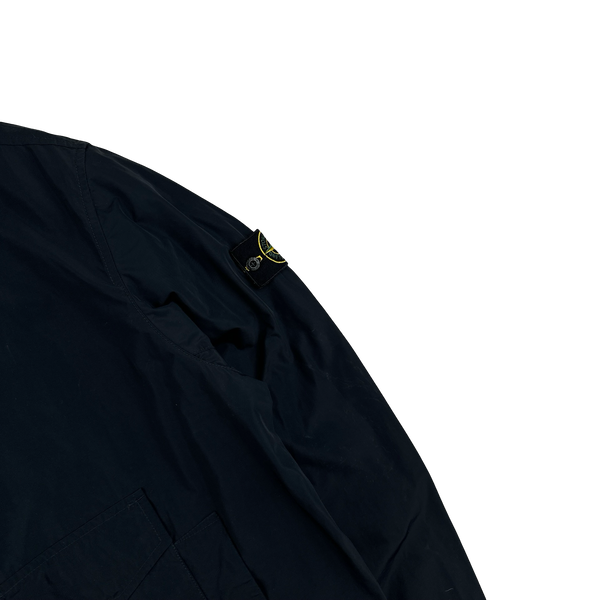 Stone Island 2021 Black Micro Reps Parka Jacket - 3XL