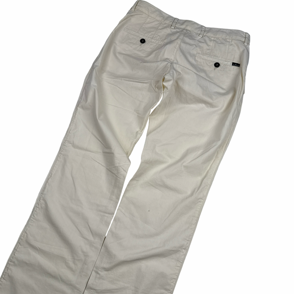 Stone Island 2013 Slim Fit Cream Trousers - 32"