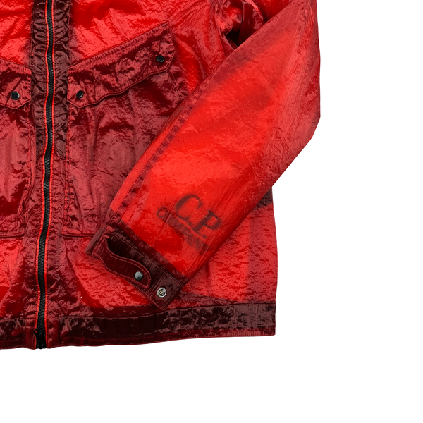 CP Company Red Kan D Sherling Lined Goggle Jacket - XL