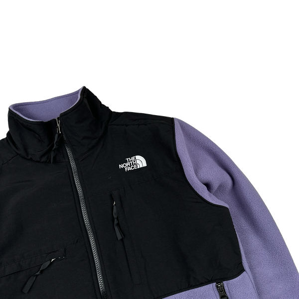 North Face Lilac Polartec Fleece Zipped Jumper - Small