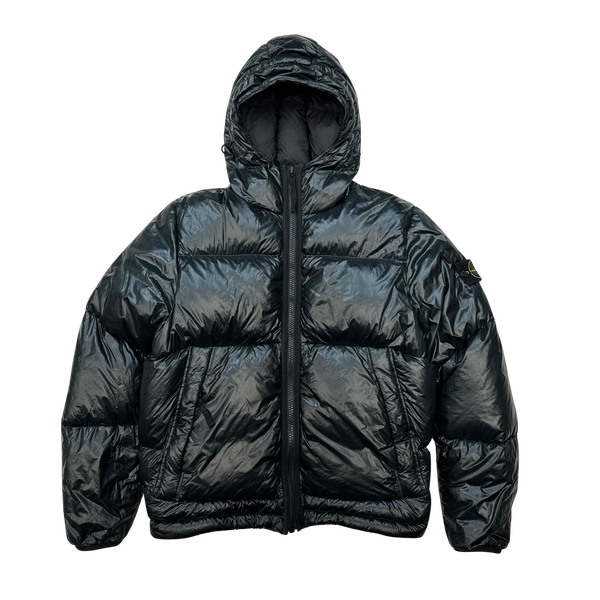 Stone Island 2017 Petrol Green Pertex Quantum Y Down Puffer Jacket L Mat s Island