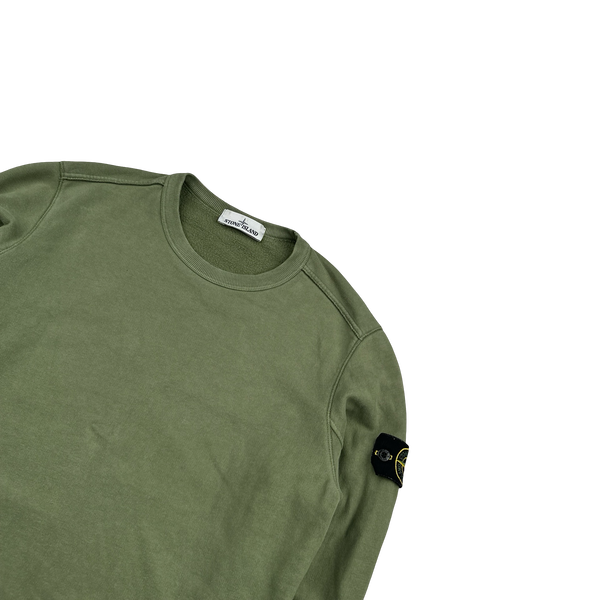 Stone Island 2017 Green Sweatshirt Crewneck - Small