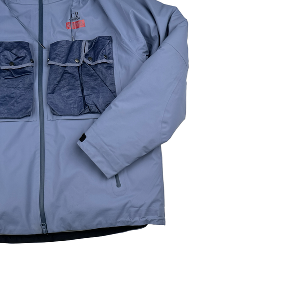 CP Company Lilac Goretex Infinium Waterproof Down Liner Jacket - XL