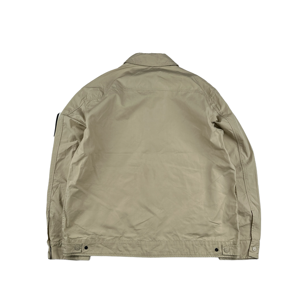 Stone Island 2024 Beige O-Ventile Ghost Zipped Overshirt - XL