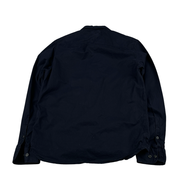 CP Company Navy Lens Viewer Overshirt - Large
