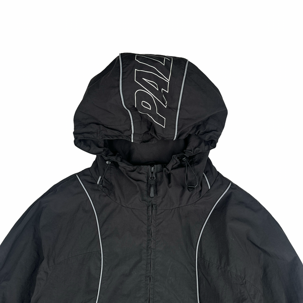 Palace Black Nylon Lightweight Zipped Spellout Jacket - Medium
