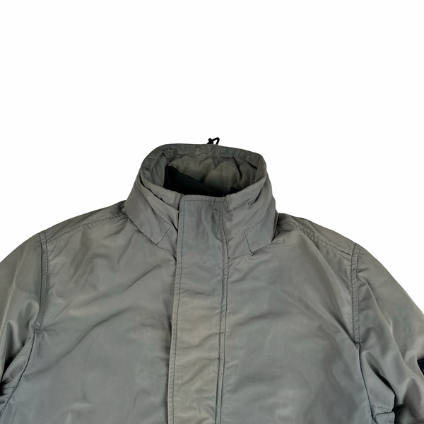 Stone Island 2017 Grey Micro Reps 2 In 1 Jacket - Small