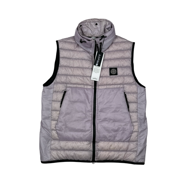 Stone Island 2022 Pink Soft Shell-R Gilet - Small
