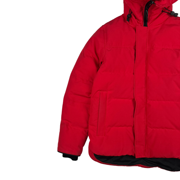 Canada Goose Red Macmilan Premium Down Parka Jacket - Small