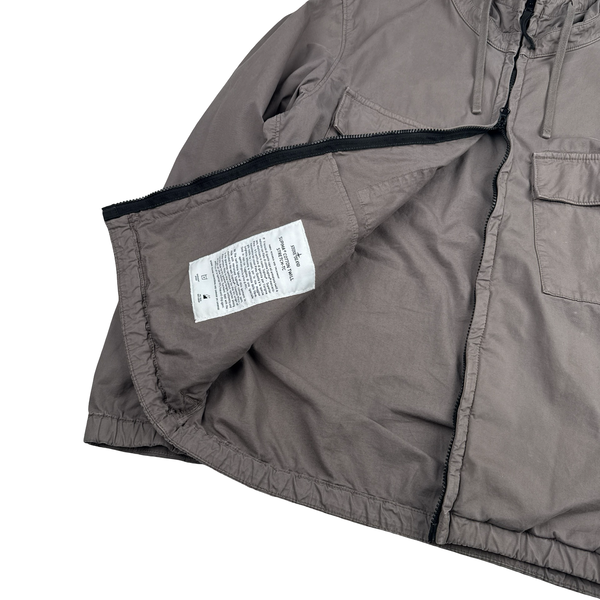 Stone Island 2024 Brown Supima Cotton Twill Stretch TC Jacket - Large